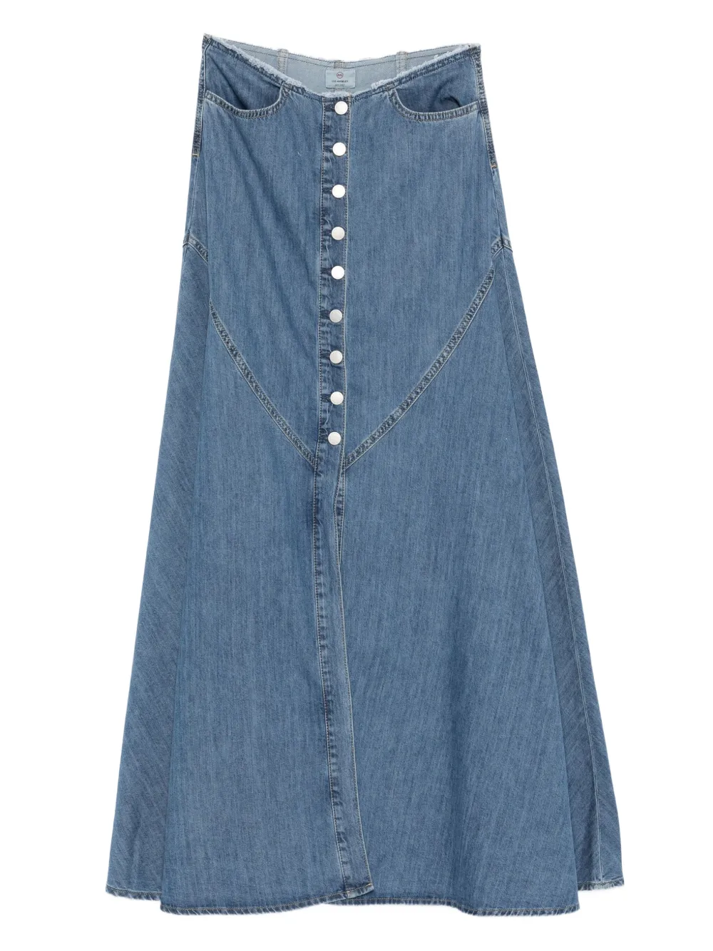 

Джинсовая юбка на пуговицах AG Jeans, синий