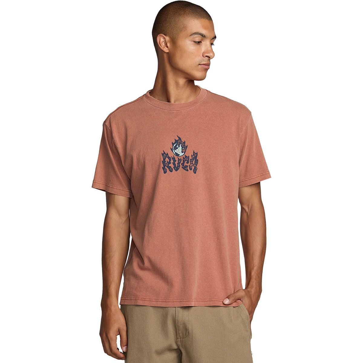 

Футболка с коротким рукавом Burn notice Rvca, красный
