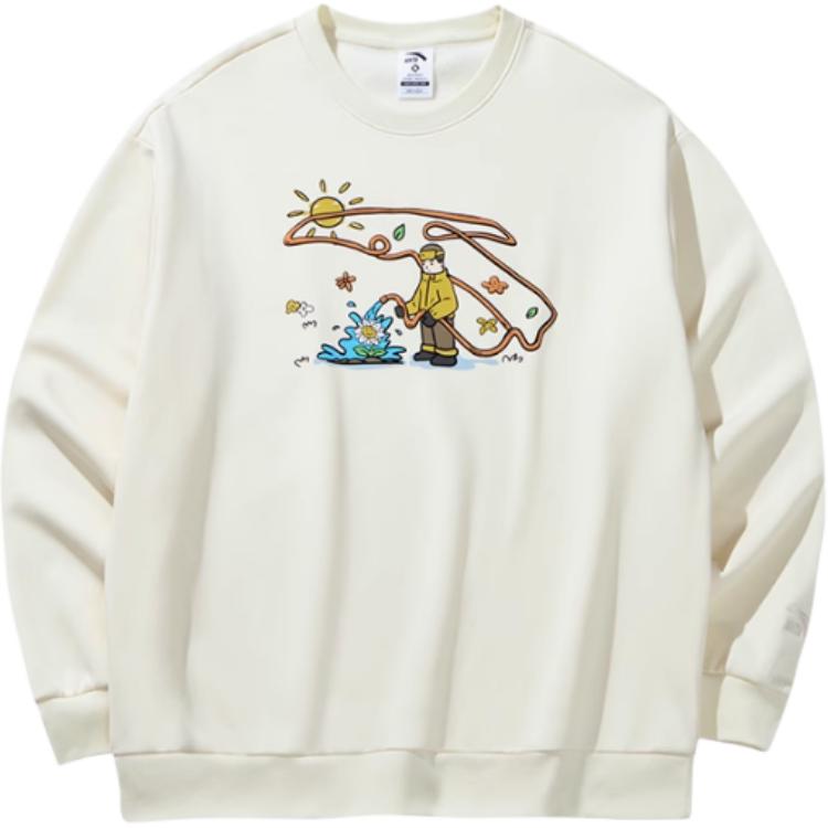 

Свитшот Anta Unisex ванильно-белый Vanilla White