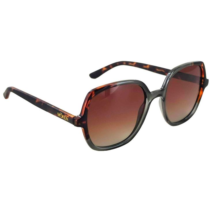 

Солнцезащитные очки Monique черепахового цвета, коричневые, кат. 3, градиентные, поляризованные Moken Vision