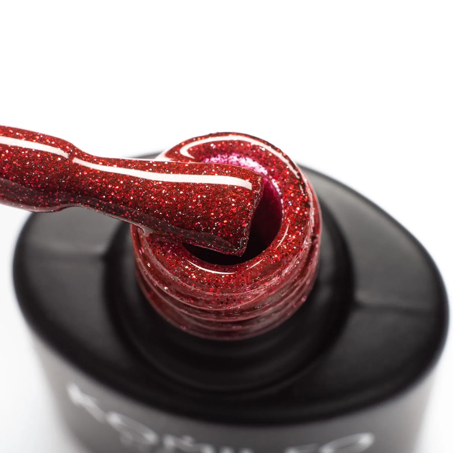Гель-лак для ногтей «Luminous Collection» с глиттером от KomiIfo Generisch, Red-Pink — фото 2