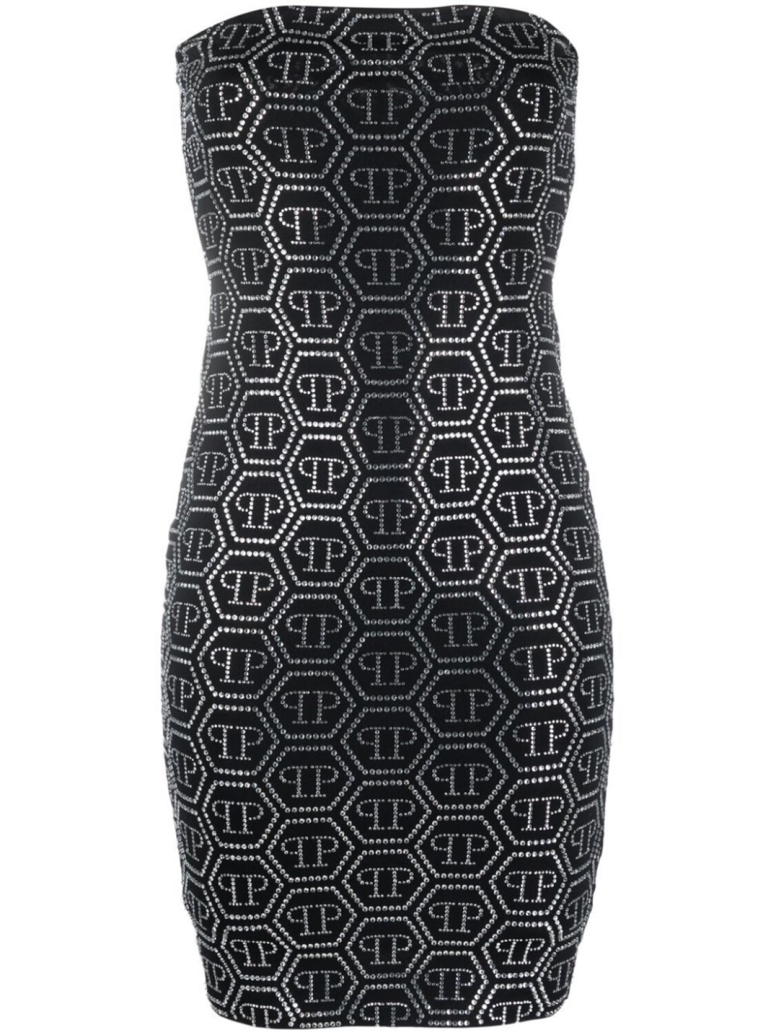 

Philipp Plein платье мини с пайетками, черный