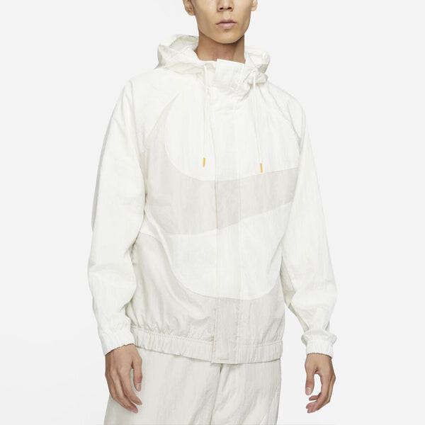 Куртка Nike Sportswear Swoosh Large Logo hooded Woven Jacket White, мультиколор — фото 3