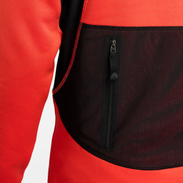 Куртка acg oregon polartec zip толстовка Nike, красный — фото 4