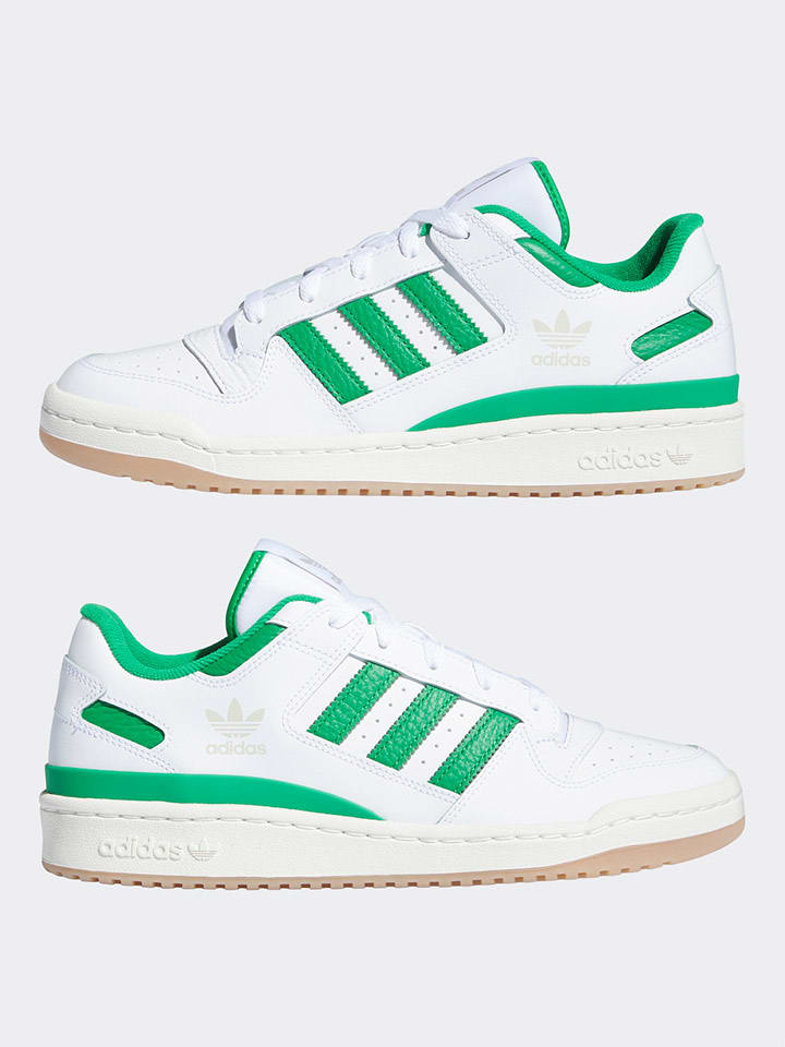 

Кроссовки на шнуровке adidas, цвет weiß/grün