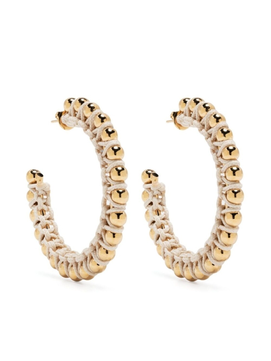 

Серьги кольца ISABEL MARANT, нейтральный цвет