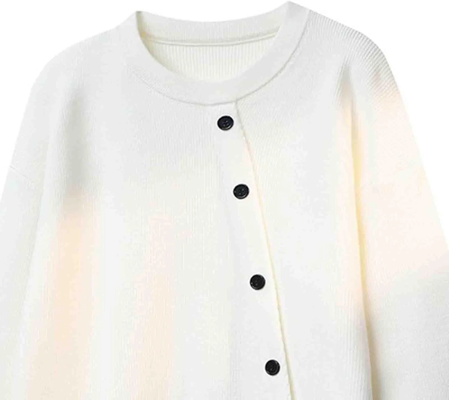 Мужской кардиган с длинным рукавом и воротником-стойкой, slim fit — фото 3