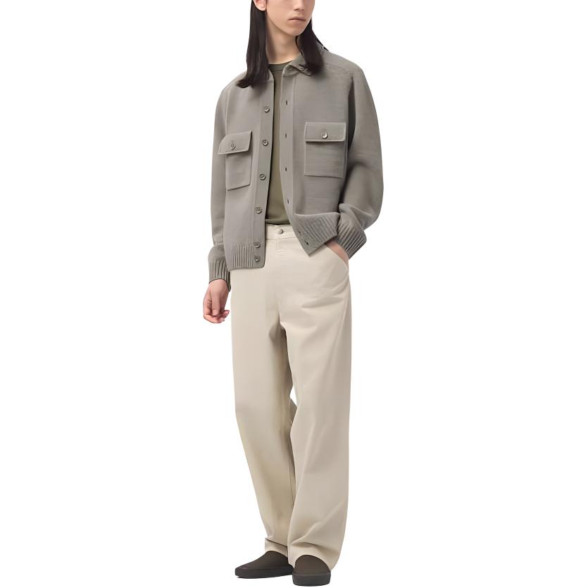 

UNIQLO Повседневные брюки мужские бежевые