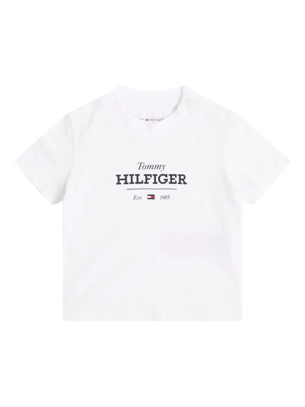 

Футболка из эластичного хлопка Tommy Hilfiger Junior, белый