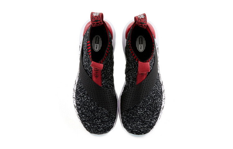 Кроссовки LINING YOUNG Kids Lifestyle Shoes GS High-top Gray/Red — фото 4