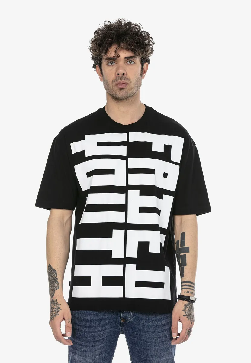 

RedBridge Футболка "Miramar", Футболка Oversize Faded Youth, черный