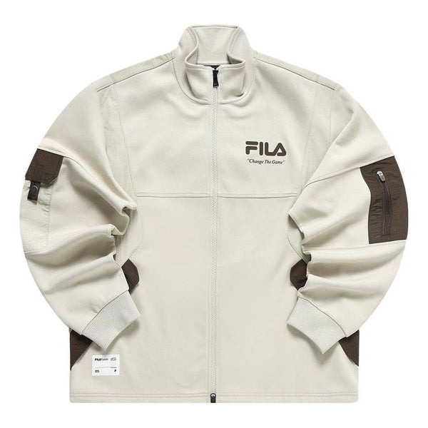 

Куртка collection change the game logo sweatshirt 'beige' Fila Fusion, бежевый