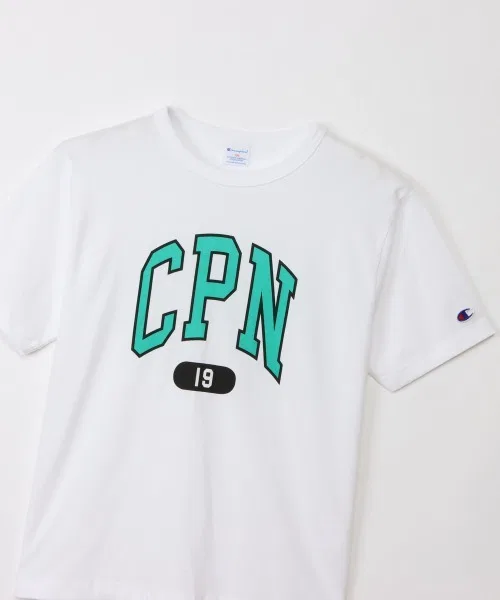 Детская футболка Champion с принтом CPN белая — фото 4