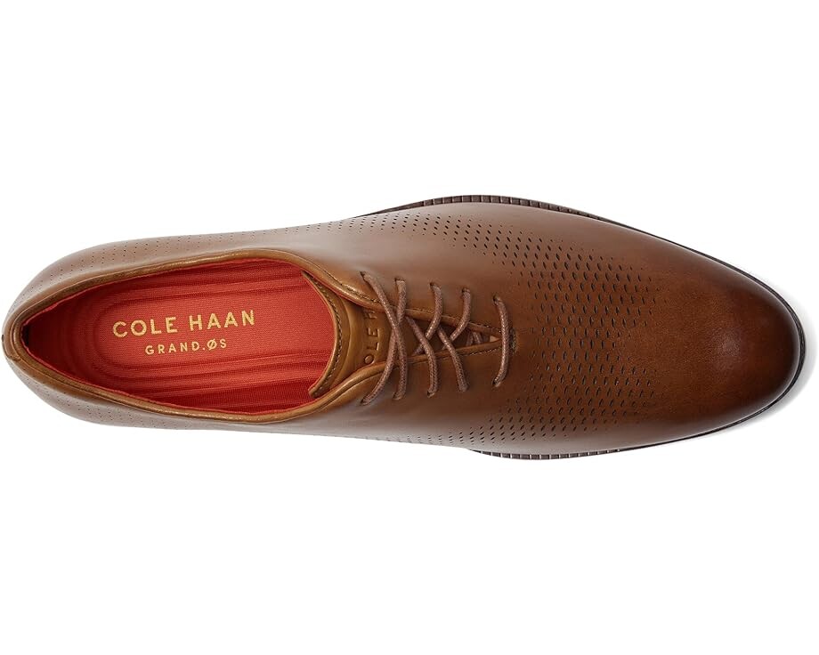 Оксфорды Cole Haan Washington Grand Laser Wing, цвет British Tan/Lava Energy — фото 2