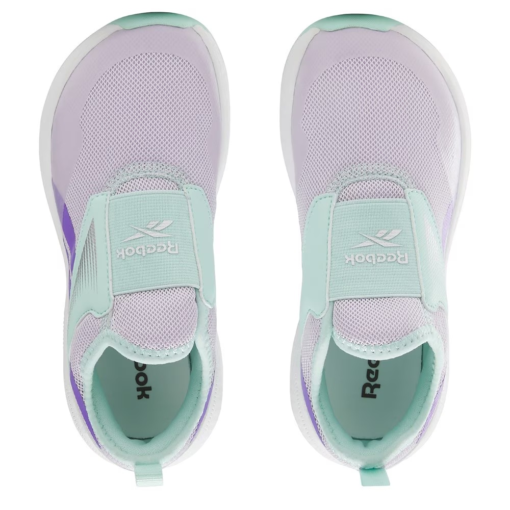Детские кроссовки-слипоны nano play для малышей/подростков Reebok, aqua/purple — фото 3
