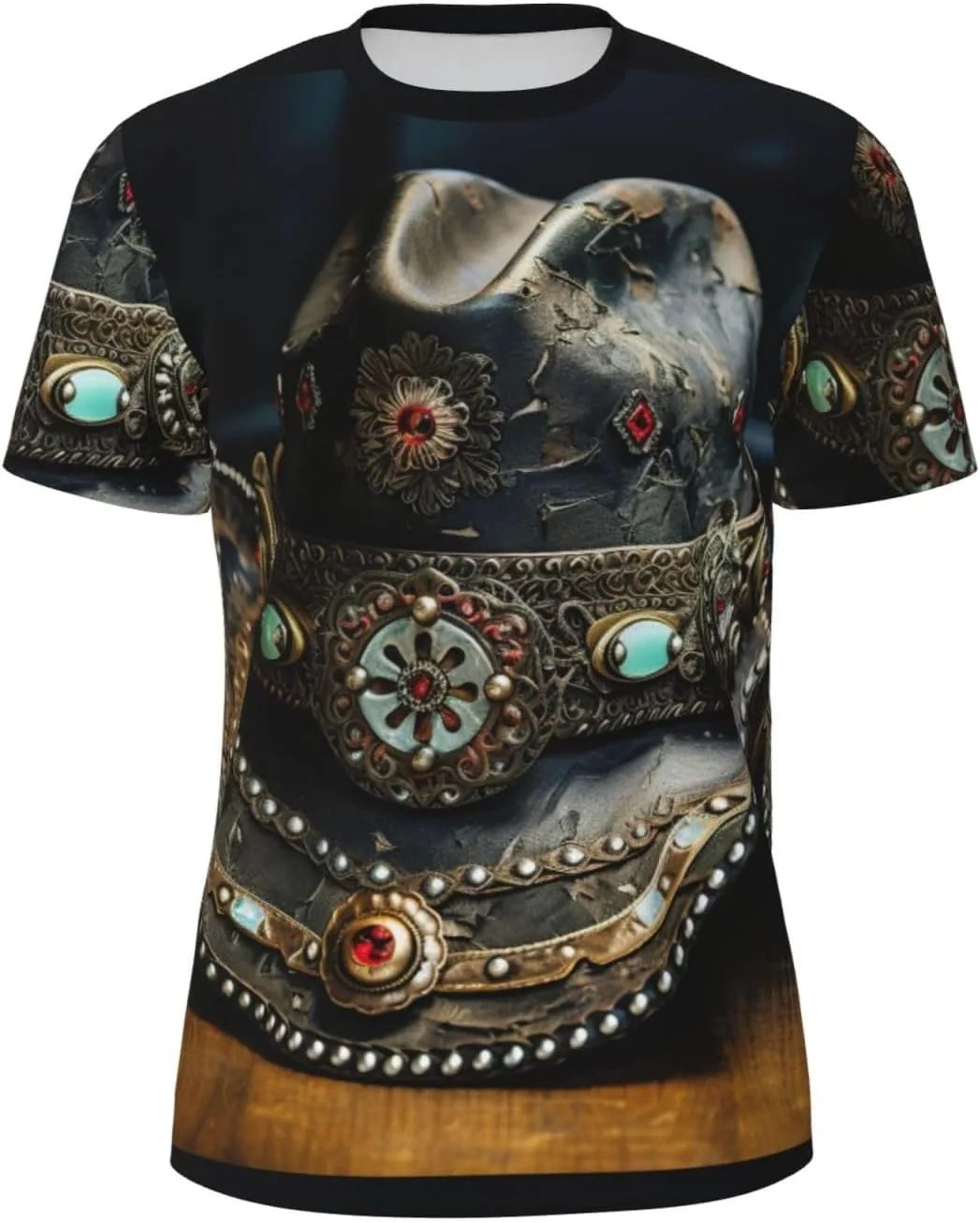 

Футболка American West Rodeo Hat Print, летняя, легкая SDFHU