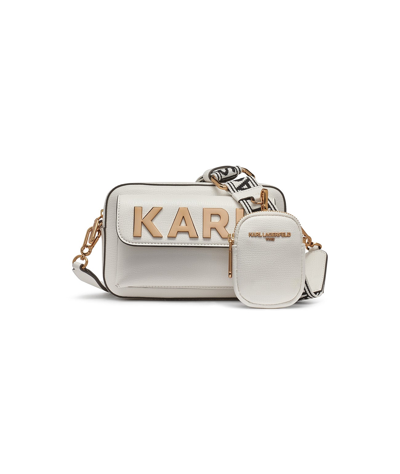 

Сумка для камеры maybelle metallic karl letter KARL LAGERFELD PARIS, белый