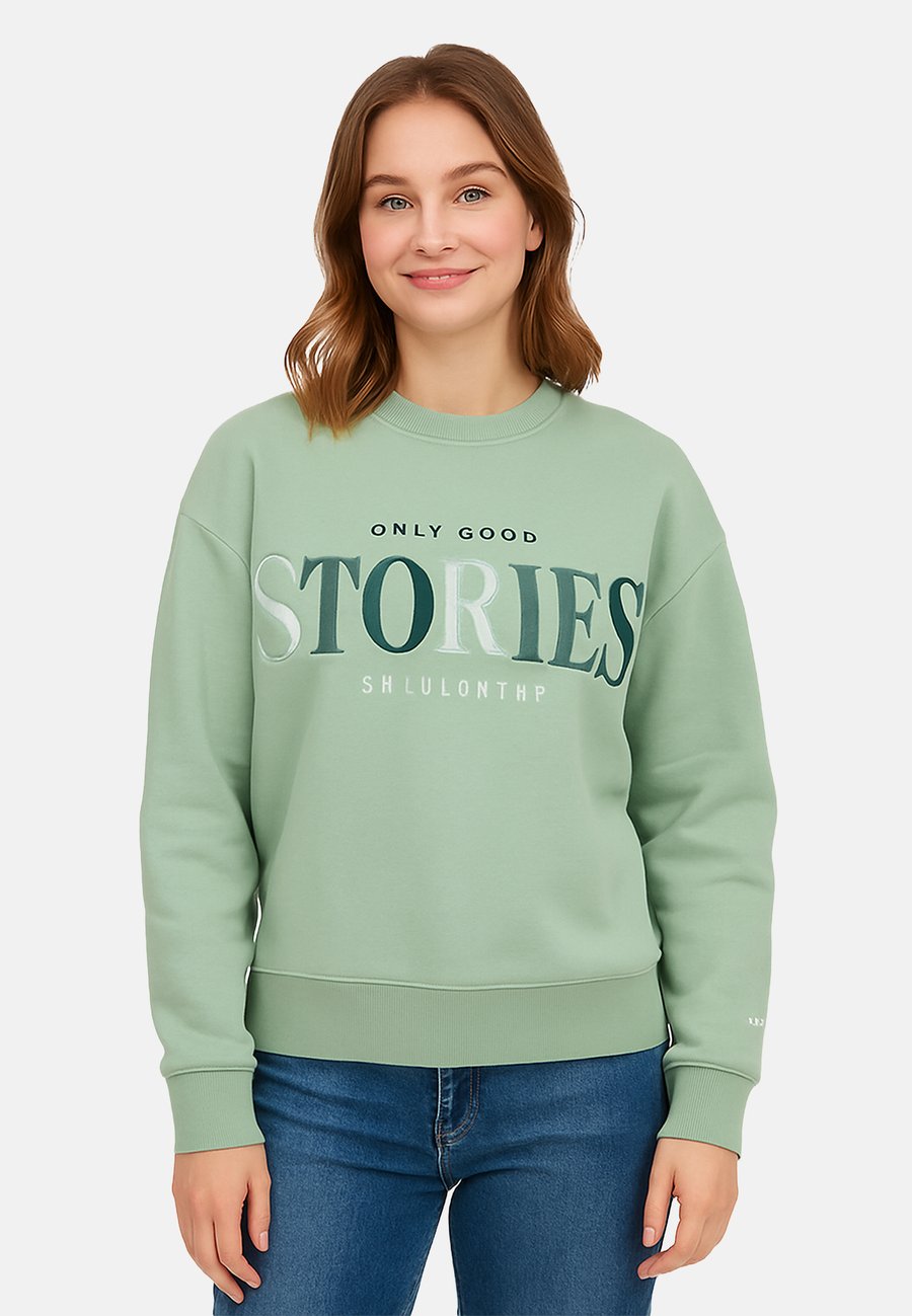 

Толстовка Sublevel SCHRIFTZUG GOOD MOOD CLUB VORNE, Grün-2/Mottled Light Green, Зеленый, Толстовка Sublevel SCHRIFTZUG GOOD MOOD CLUB VORNE, Grün-2/Mottled Light Green