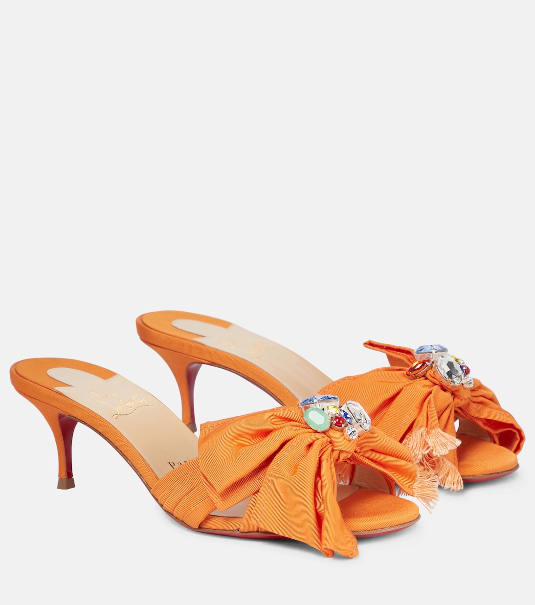 Сандалии Marie Anne 55 из хлопка Christian Louboutin