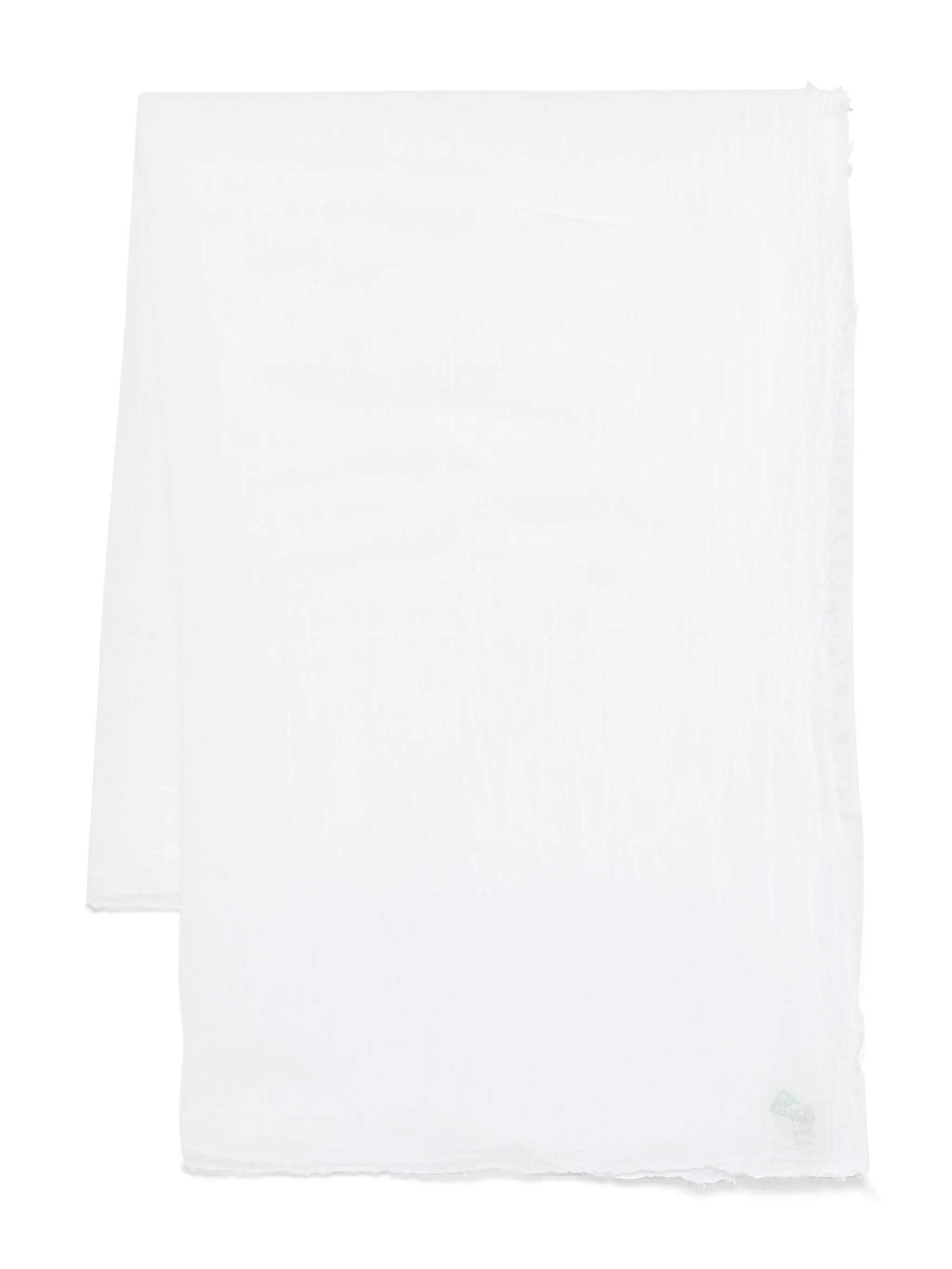 

Шарф с жатым эффектом Toteme, белый