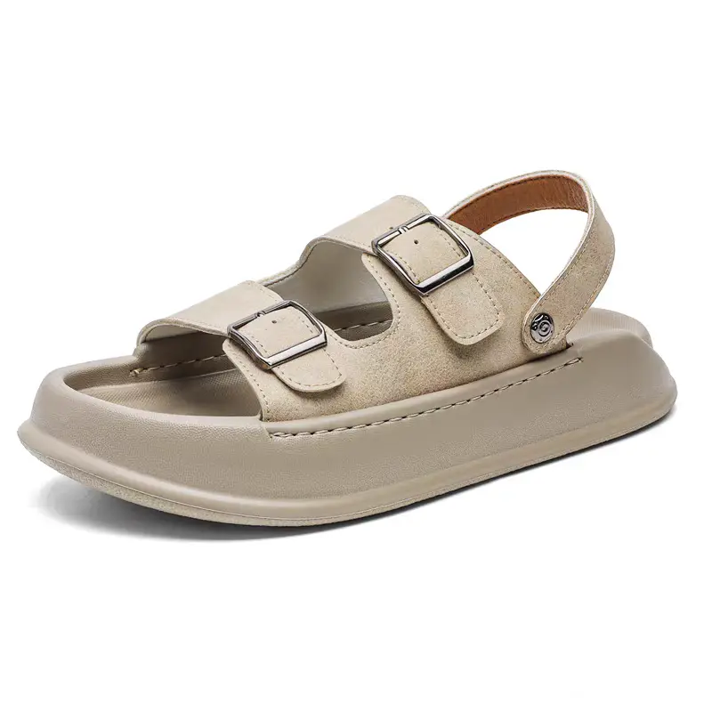 

ZUOSAISI Пляжные сандалии мужские черные хаки, цвет Khaki