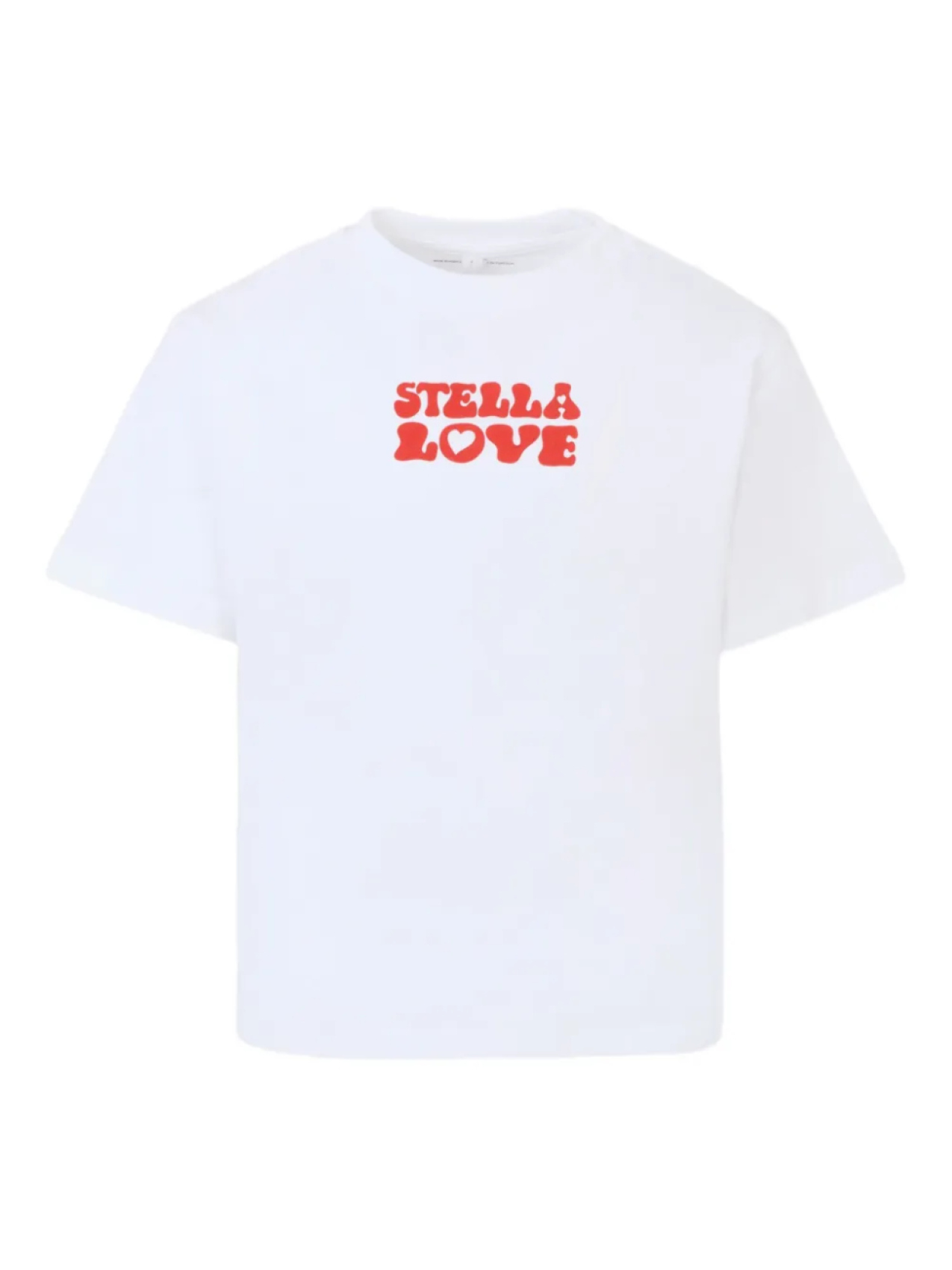 

Футболка из органического хлопка с надписью «Stella McCartney Kids love», белый