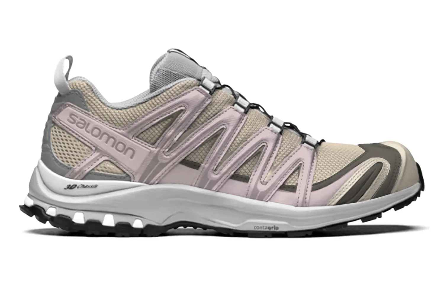 XA PRO 3D устойчивые к истиранию амортизаторы низкие кроссовки для бега Unisex SALOMON, розовый — фото 3