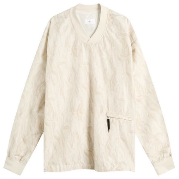 

V-образный воротник рипстоп пуловер Toga Archives, off white