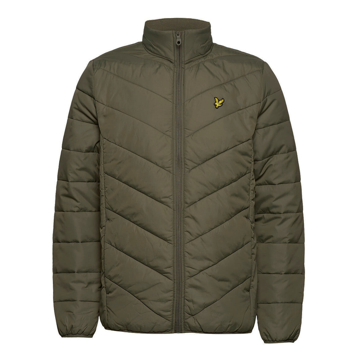 

Пуховик цвета Lyle & Scott, зеленый