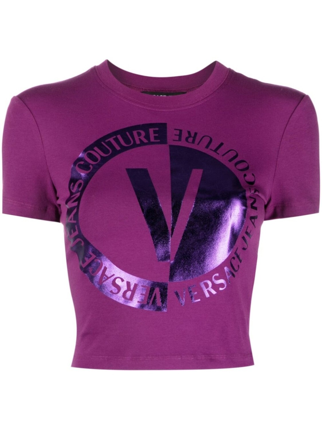 

Versace Jeans Couture укороченная футболка с логотипом, фиолетовый