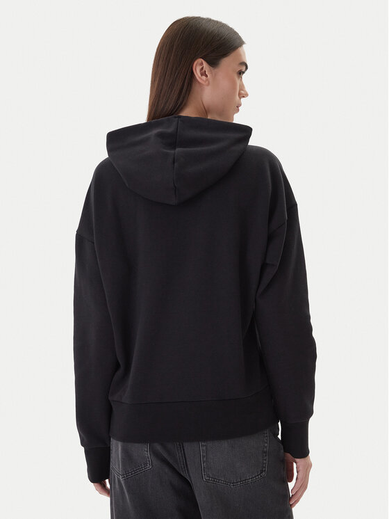 Свитшот regular fit Holiday Metallic Graphic JV8526 Adidas, черный — фото 3