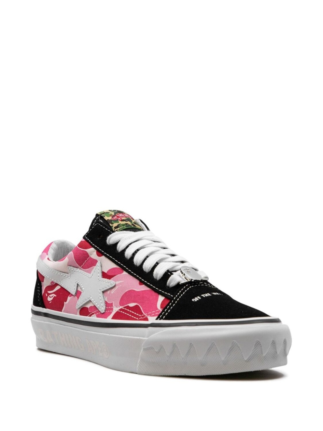 Vans x Bape Old Skool кроссовки, зеленый — фото 2