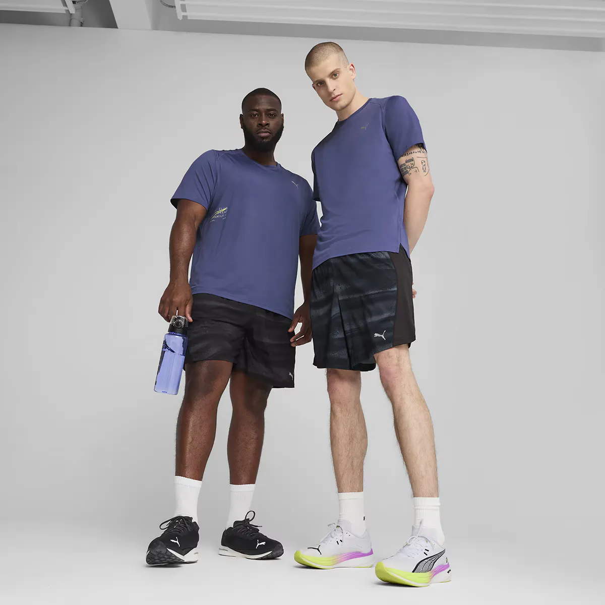 

Мужские шорты M RUN VELOCITY AOP 7" SHORT Puma, чёрный
