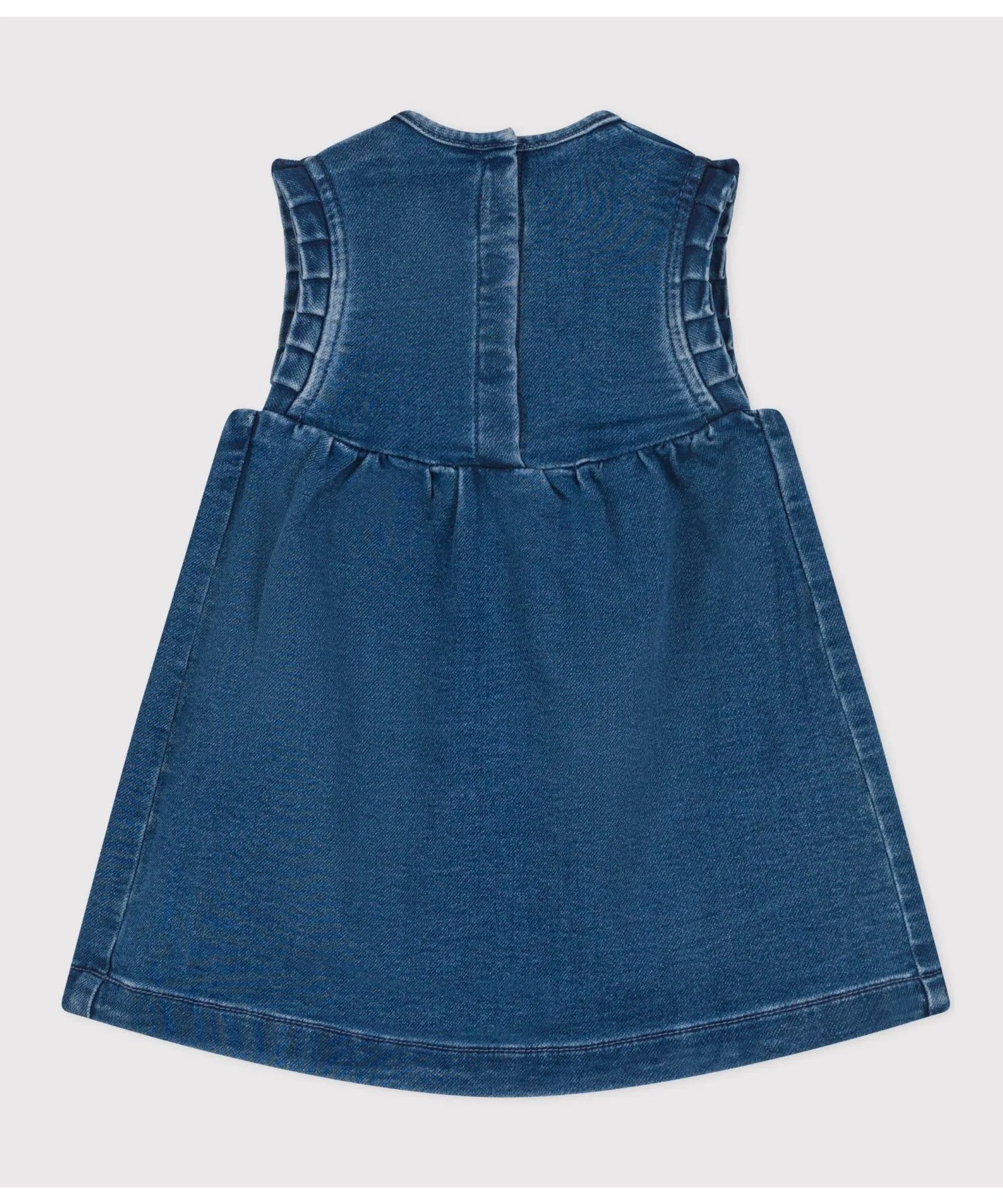 Детский джинсовый сарафан PETIT BATEAU синий — фото 3
