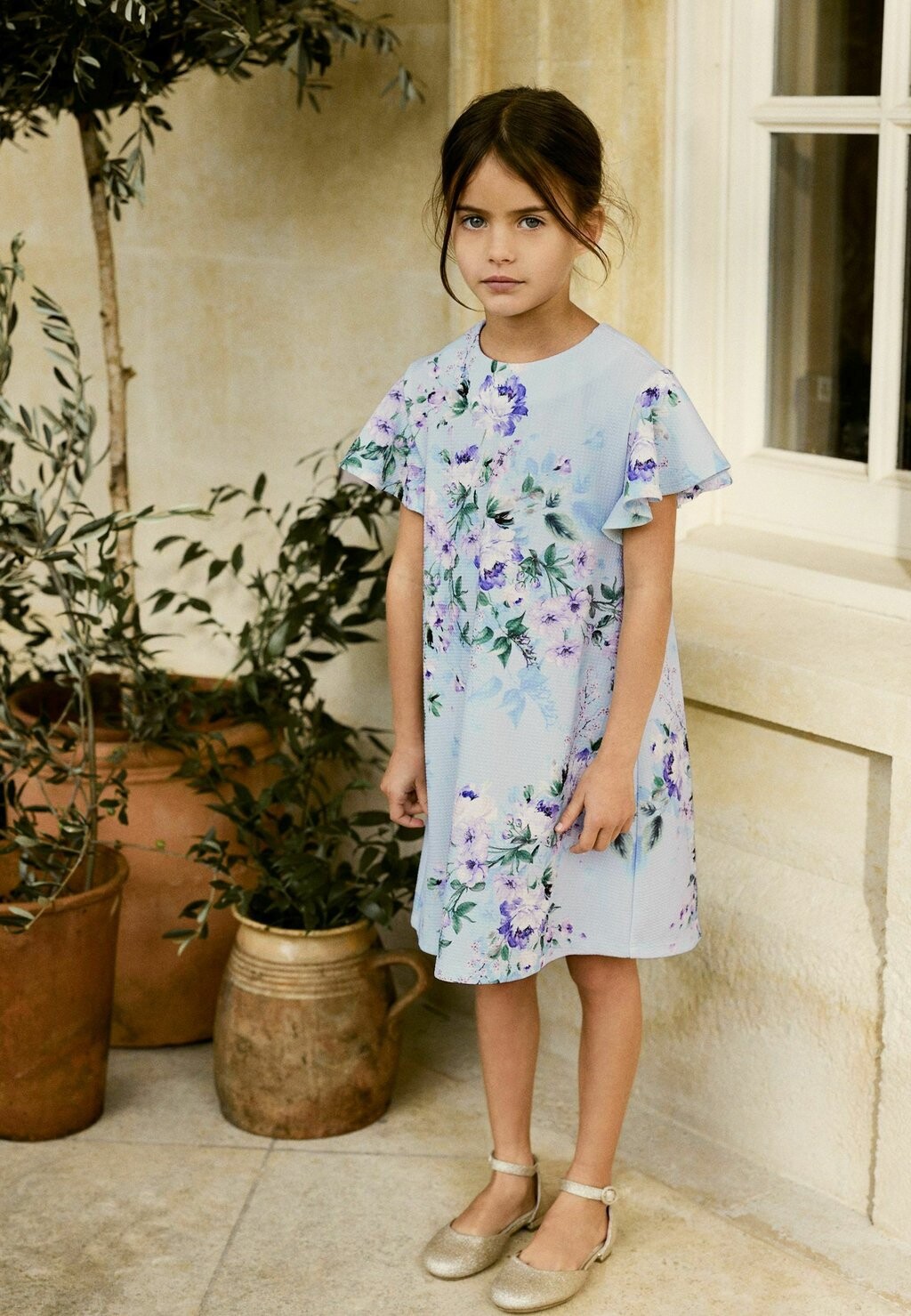 

Летнее платье Regular Fit Next, цвет blue floral print