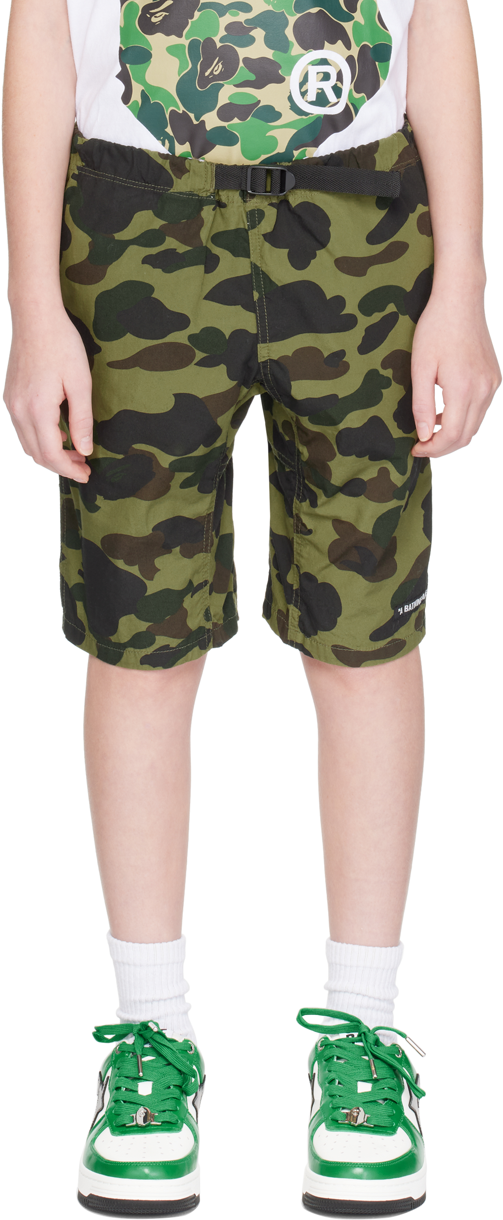

Детские шорты цвета хаки 1st Camo для скалолазания BAPE