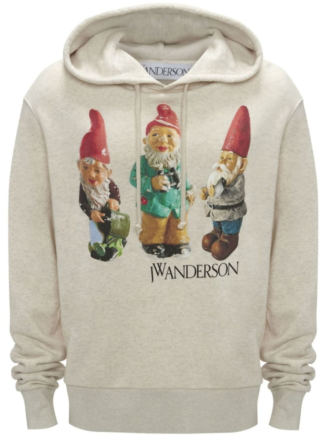 

JW Anderson худи Gnome Trio, нейтральный цвет