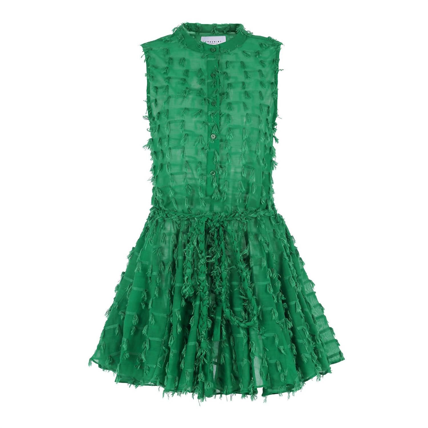 

Женское платье без рукавов Jenica в цвете Kelly Green THE SHIRT