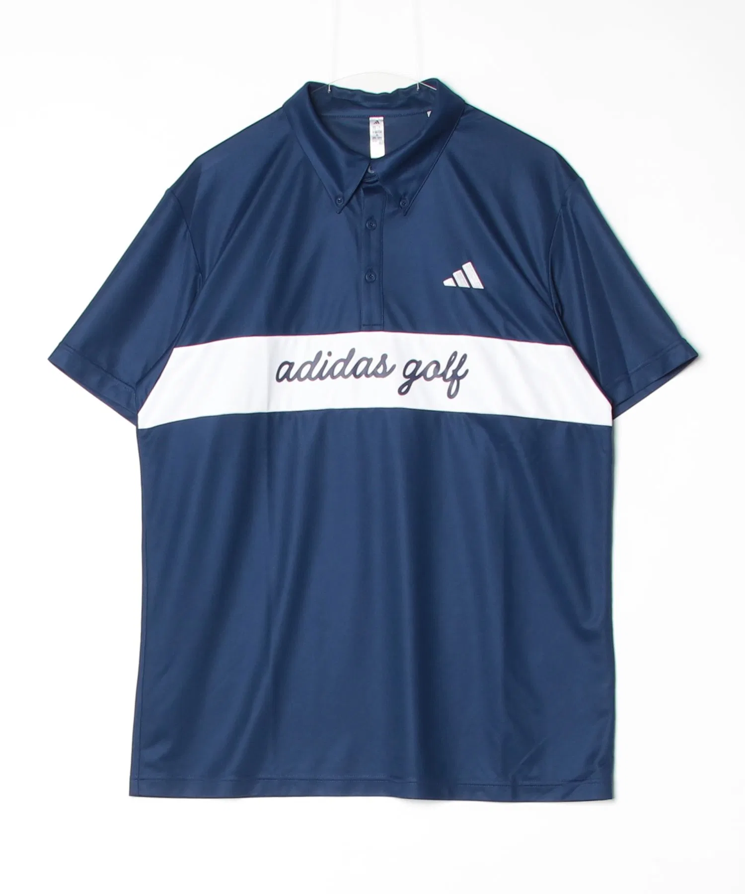 Мужская футболка adidas Colorblock SS тёмно-синяя