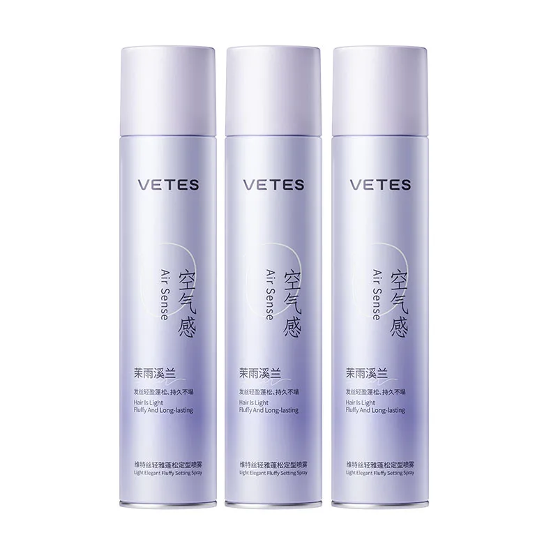 VETES Natural Bangs With High Crown And Volume Styling 320ml, Light and airy styling mousse 320ml (Mo Yu Xi Lan) — фото 3