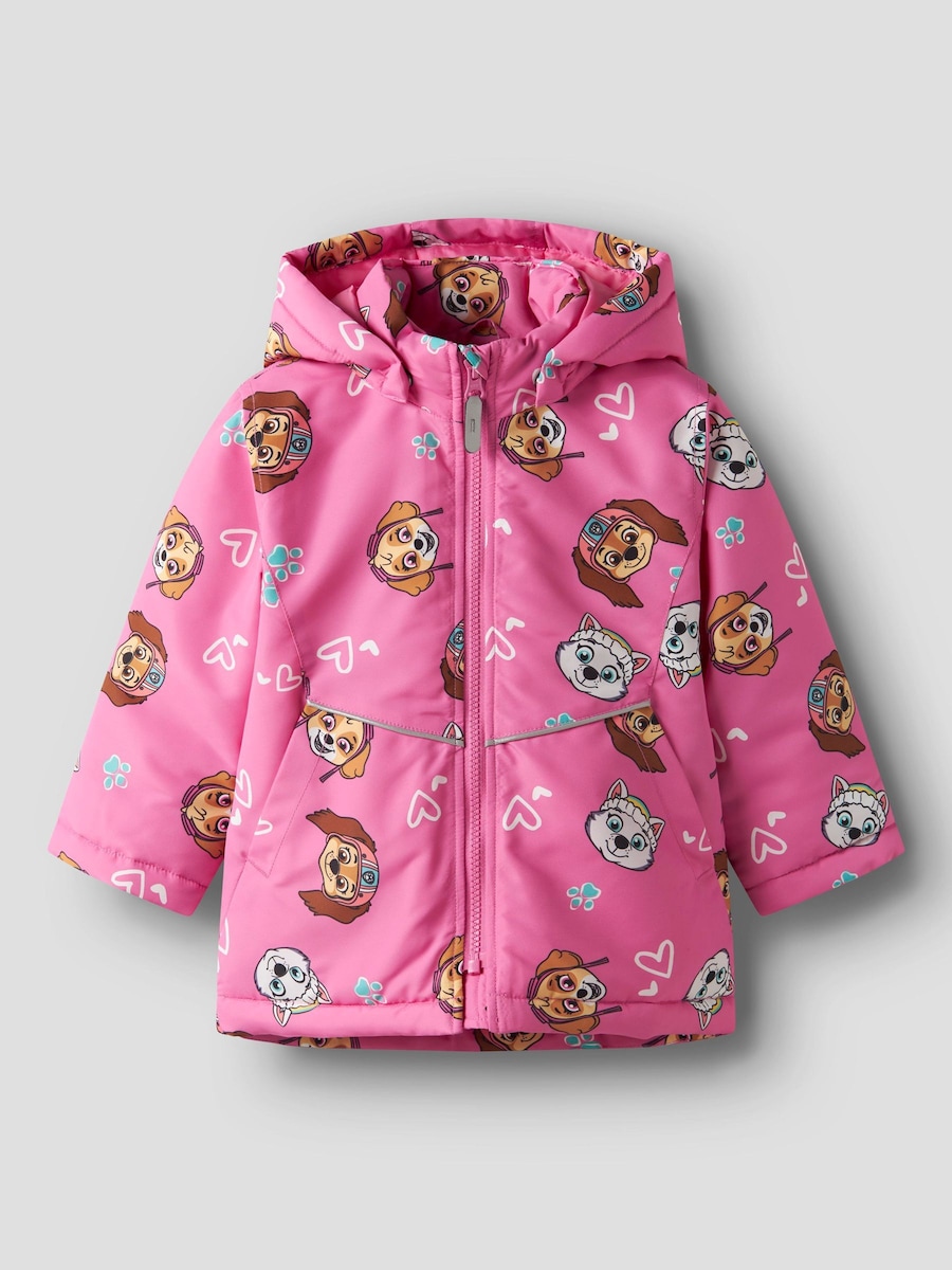 Куртка межсезонная NAME IT Paw Patrol, светло-розовый — фото 3
