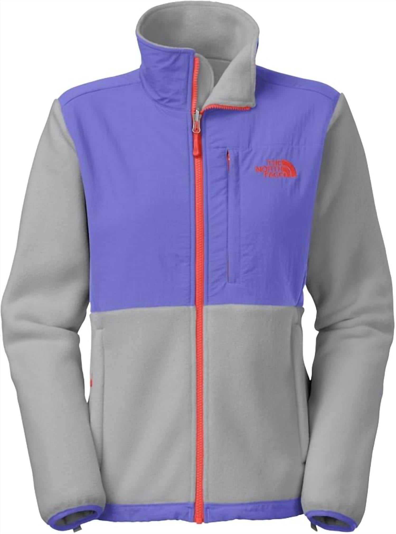 

Женская куртка Denali в серо-фиолетовом цвете с принтом "звездное небо" The North Face