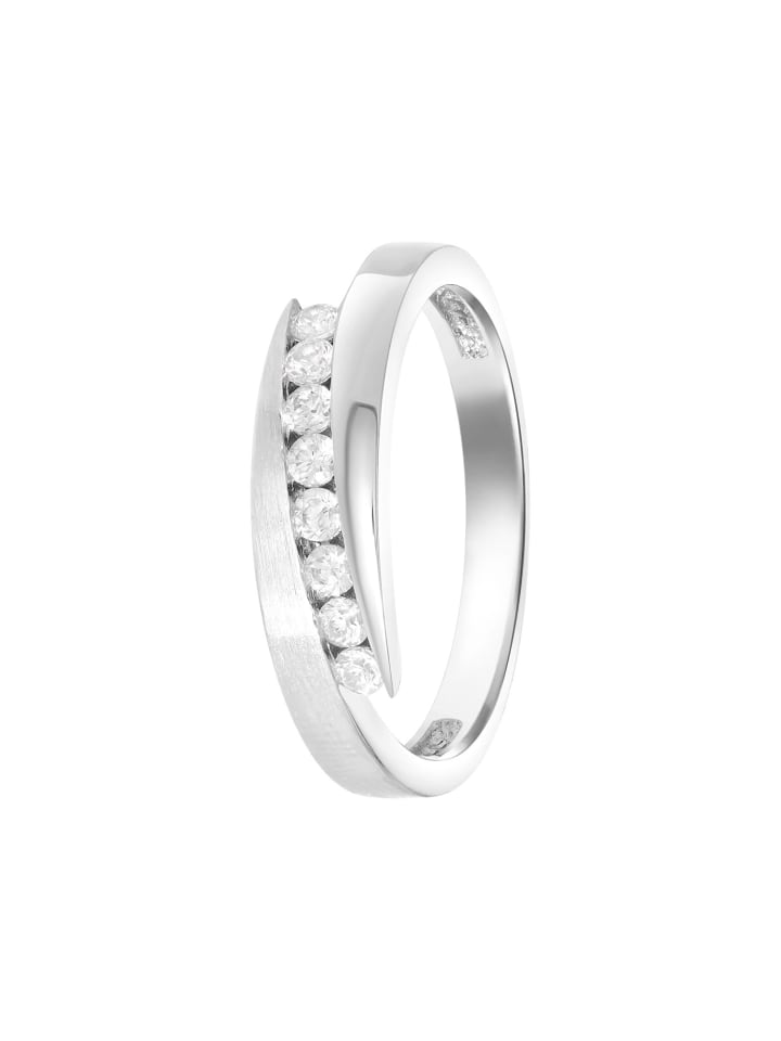 

Lucardi Асимметричное кольцо из серебра 925 пробы