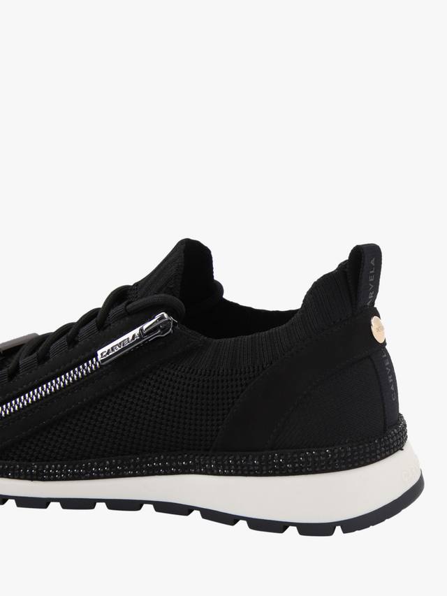 Pace Zip Knit Trainers Carvela, Black/Comb — фото 4