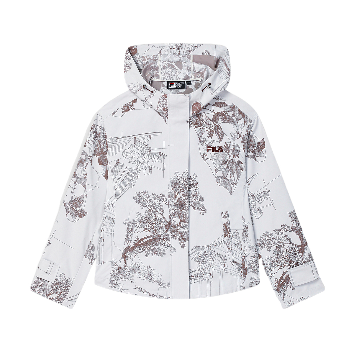 

FILA Куртка Heritage с принтом по всей поверхности, All Over Print