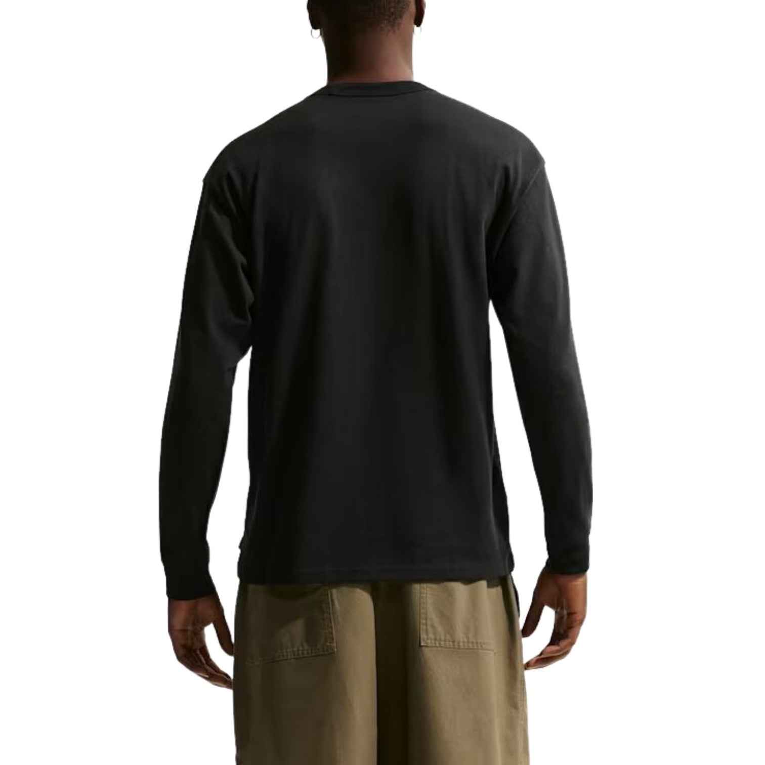 Футболка с длинными рукавами Nike Sportswear Premium Essentials, черная — фото 2