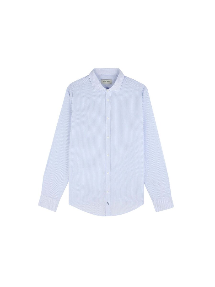 

Деловая рубашка обычного кроя Scalpers Fancy, цвет Pastel blue/Light blue