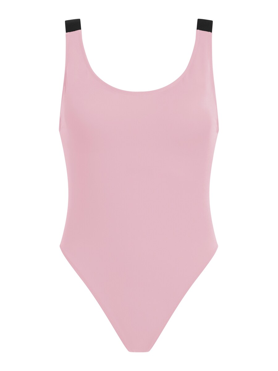 

Купальник-футболка Calvin Klein Swimwear, темно-розовый