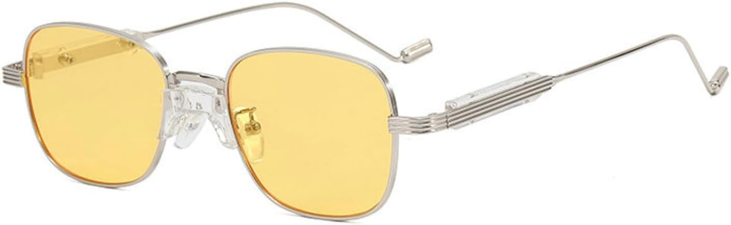 

Солнцезащитные очки Willochra в стиле ретро, ​​неправильной формы, модные металлические квадратные солнцезащитные очки для женщин и мужчин, популярные очки цвета шампанского, C4