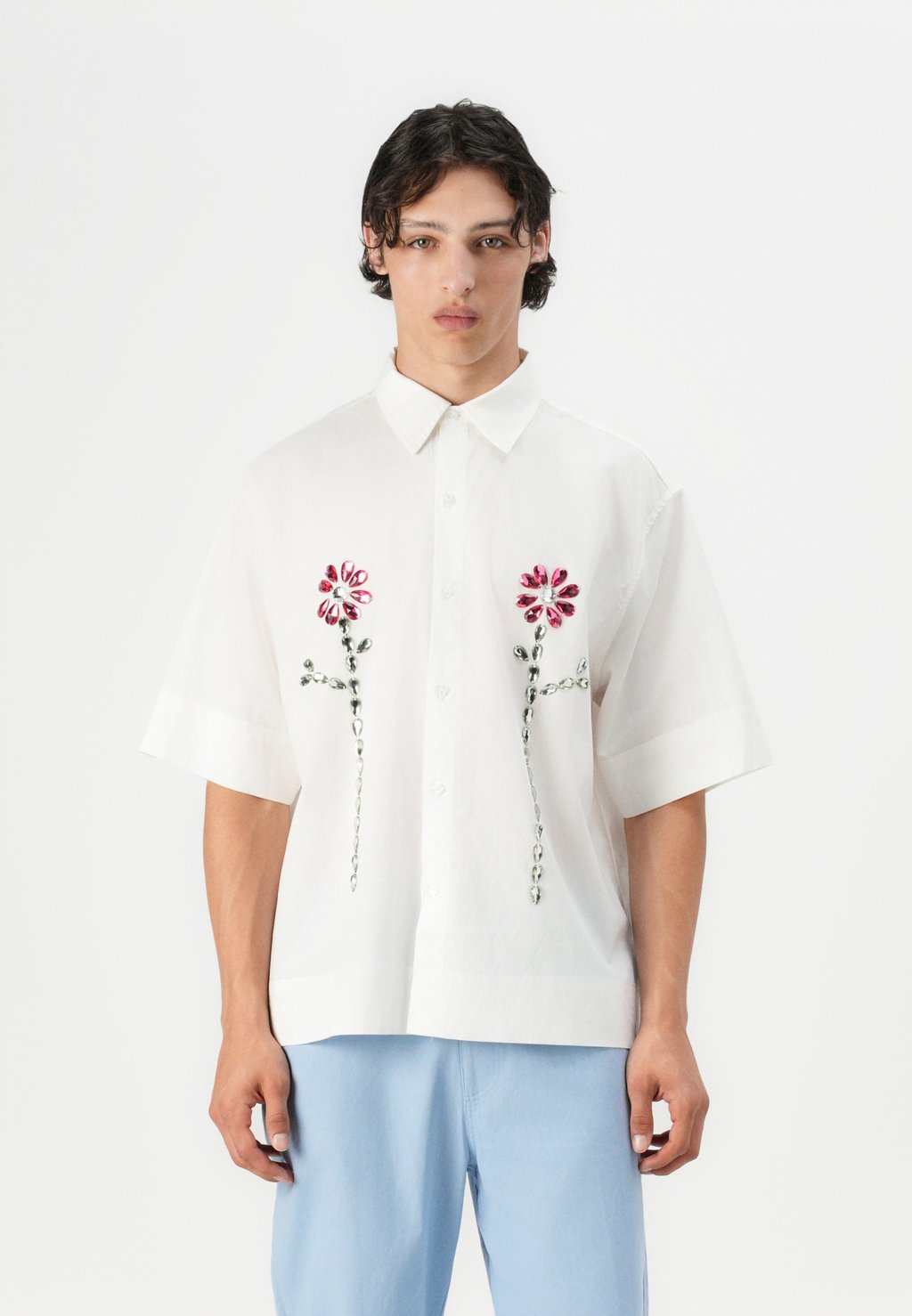 

Рубашка FIELD GEM BOXY UNISEX - Button-down blouse Sister Jane, кремовый